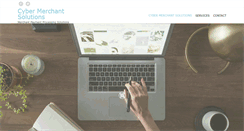Desktop Screenshot of cybermerchantsolutions.com